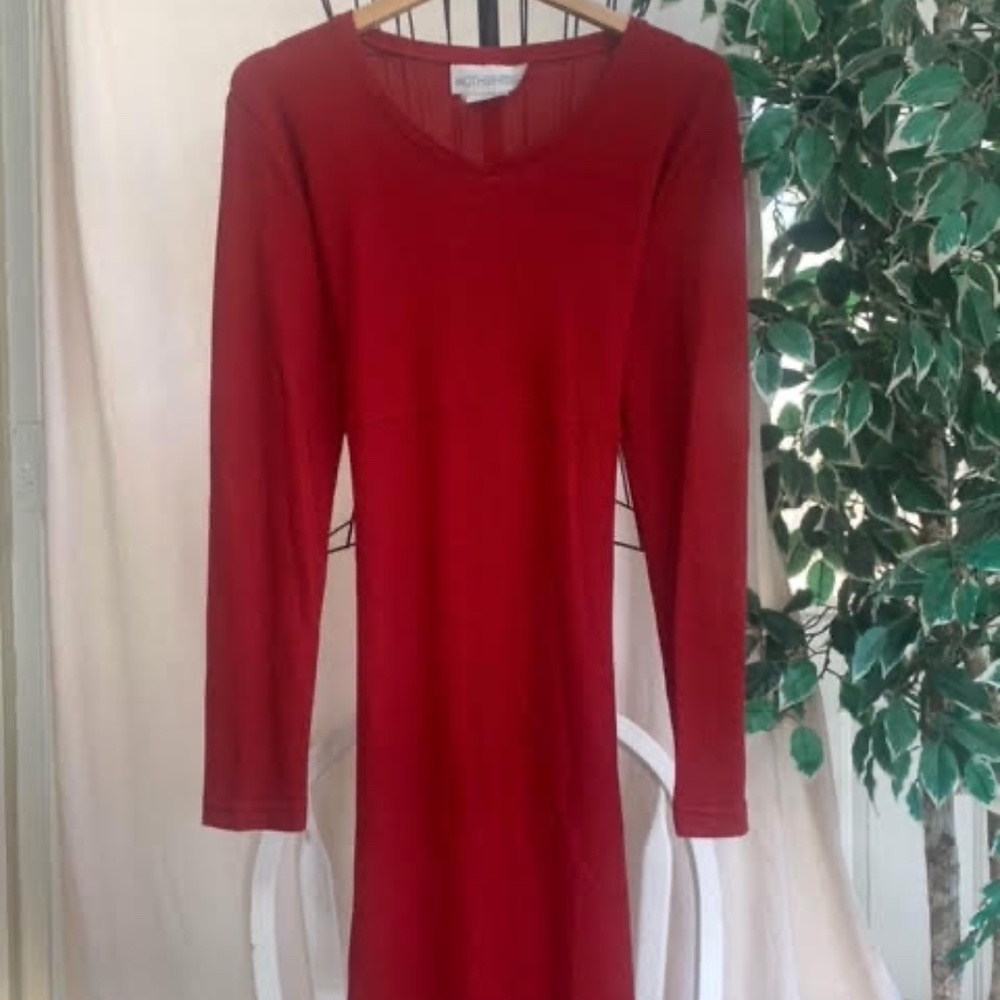MOTHERHOOD Maternity Ribbed Dress - Size M